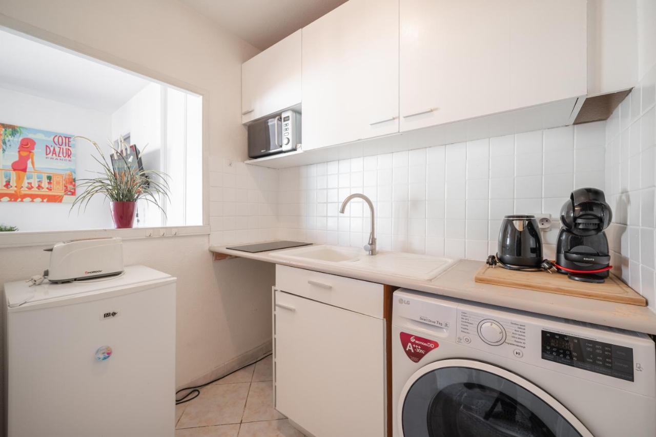 Appartement 4 Pers A 50M De La Plage, Avec Piscine Рокбрюн-Кап-Мартен Екстер'єр фото